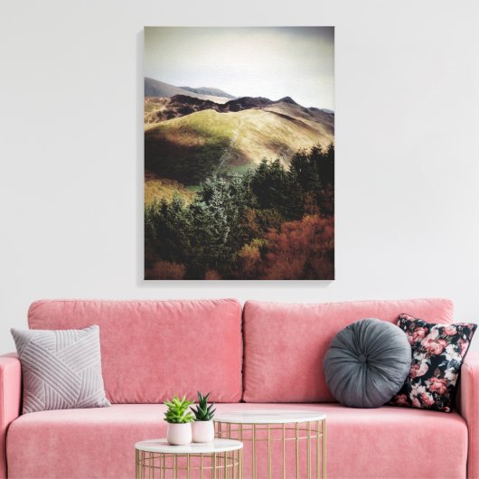 UITZICHTEN VAN DE WALEN CANVAS AFDRUK (Insitu (Woonkamer))