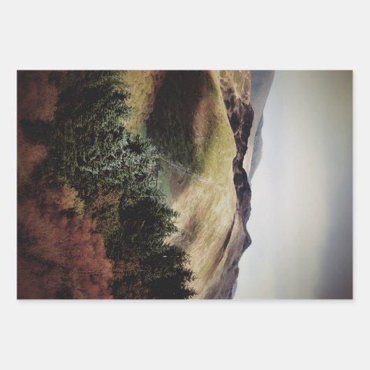 UITZICHTEN VAN DE WALEN INPAKPAPIER VEL (Voorkant 2)