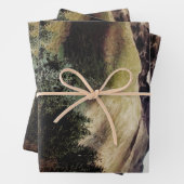 UITZICHTEN VAN DE WALEN INPAKPAPIER VEL (In situ)