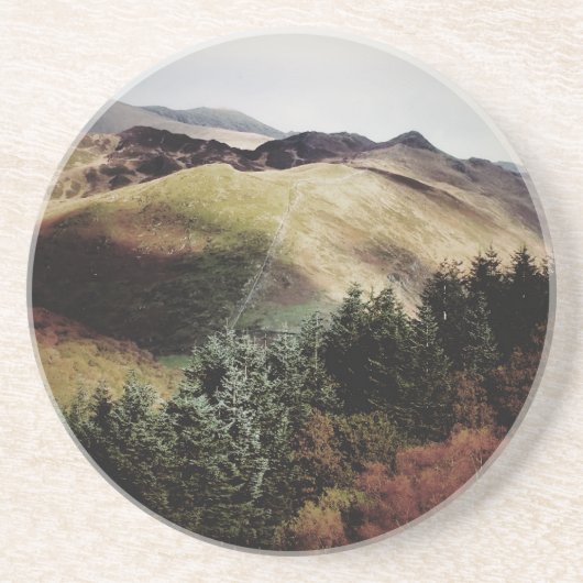 UITZICHTEN VAN DE WALEN ZANDSTEEN ONDERZETTER (Voorkant)