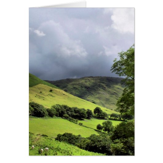 UITZICHTEN van de WALES-kaart (Voorkant)