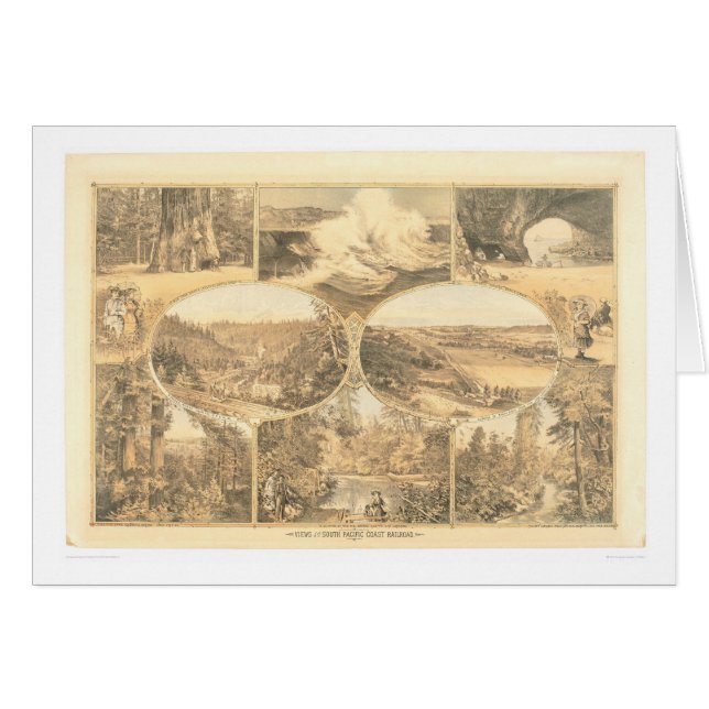 Uitzichten van de Zuid-Pacifische kustlijn (1649A) (Voorkant Horizontaal)