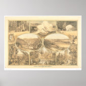 Uitzichten van de Zuid-Pacifische kustlijn (1649A) Poster (Voorkant)