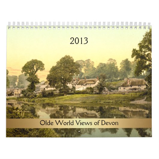 uitzichten van Devon in de Olde World 2013 Kalender (Hoes)
