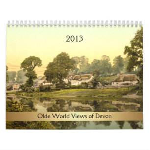 uitzichten van Devon in de Olde World 2013 Kalender