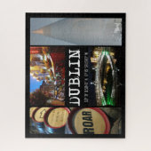 Uitzichten van Dublin, met GPS-coördinaten Legpuzzel (Verticaal)