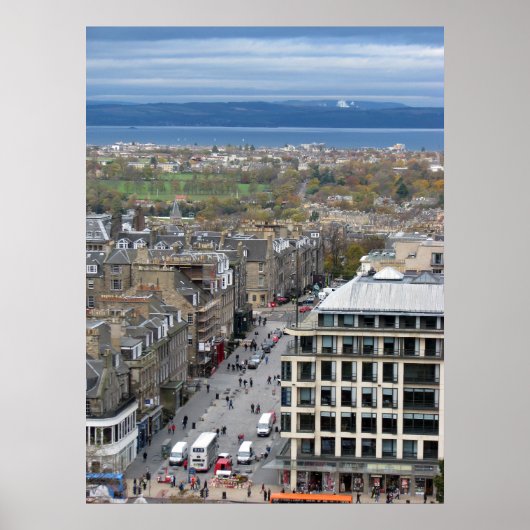 Uitzichten van Edinburgh Poster (Voorkant)