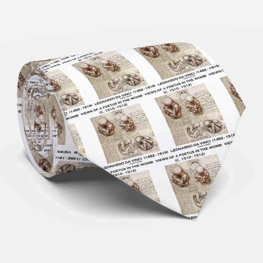 Uitzichten van een foetus in de baarmoeder (Leonar Stropdas (Opgerold)