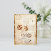 Uitzichten van een foetus in de baarmoeder, Ob-Gyn Briefkaart (Staand voorkant)