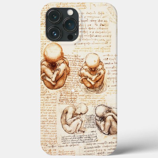 Uitzichten van een foetus in de baarmoeder, Ob-Gyn Case-Mate iPhone Case (Achterkant)