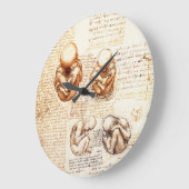 Uitzichten van een foetus in de baarmoeder, Ob-Gyn Grote Klok (Hoek)