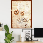 Uitzichten van een foetus in de baarmoeder, Ob-Gyn Poster (Thuiskantoor)