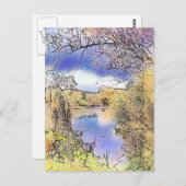 UITZICHTEN VAN ENGLAND BRIEFKAART (Voorkant / Achterkant)