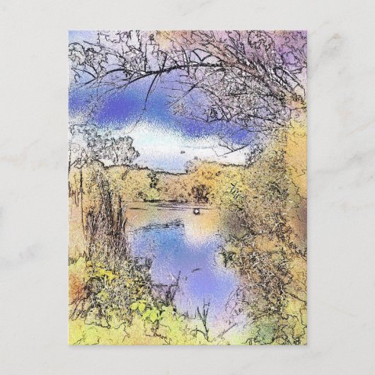 UITZICHTEN VAN ENGLAND BRIEFKAART (Voorkant)