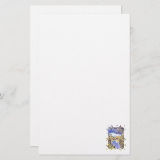 UITZICHTEN VAN ENGLAND BRIEFPAPIER (Voorkant / Achterkant)