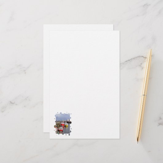 UITZICHTEN VAN ENGLAND BRIEFPAPIER (Voorkant / Achterkant in situ)