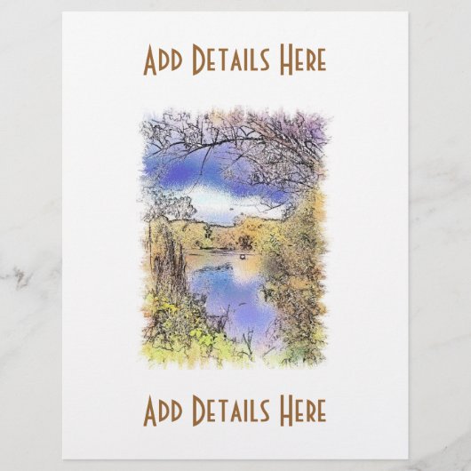 UITZICHTEN VAN ENGLAND FLYER (Voorkant)