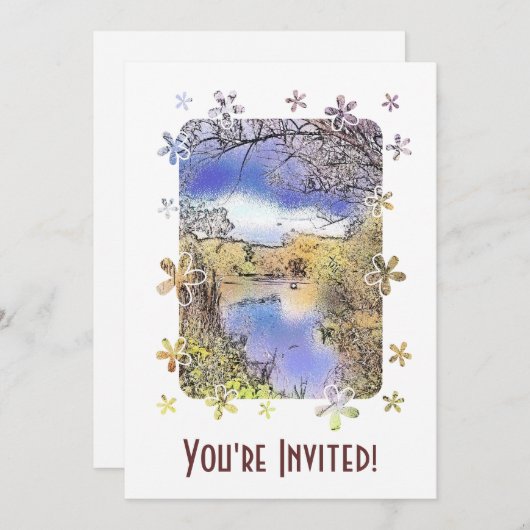 UITZICHTEN VAN ENGLAND KAART (Voorkant / Achterkant)