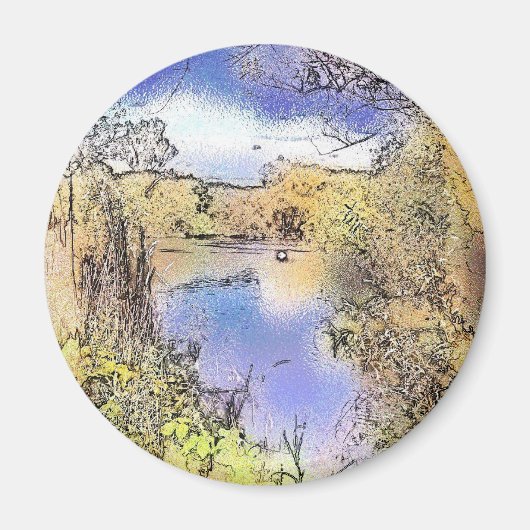 UITZICHTEN VAN ENGLAND MAGNEET (Voorkant)