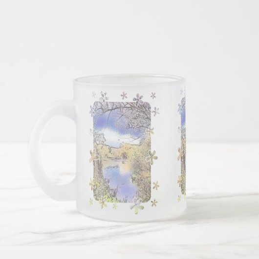 UITZICHTEN VAN ENGLAND MATGLAS KOFFIEMOK (Links)