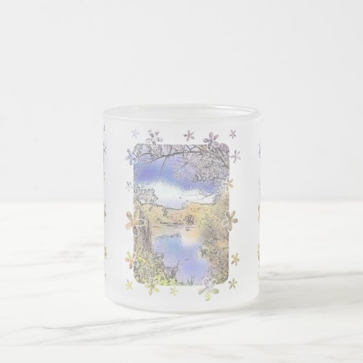 UITZICHTEN VAN ENGLAND MATGLAS KOFFIEMOK (Center)