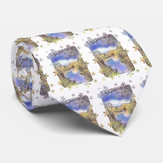 UITZICHTEN VAN ENGLAND STROPDAS (Opgerold)