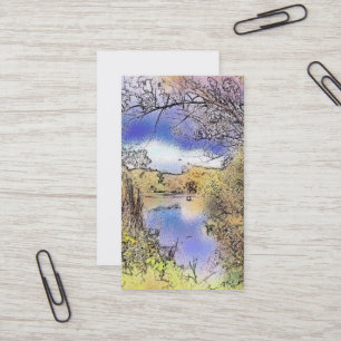 UITZICHTEN VAN ENGLAND VISITEKAARTJE