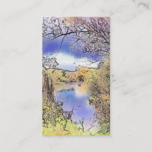 UITZICHTEN VAN ENGLAND VISITEKAARTJE (Voorkant)