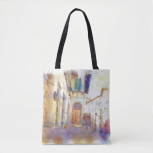Uitzichten van Florence, gemaakt in de artistieke  Tote Bag