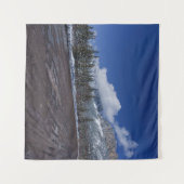 Uitzichten van het Castle Mountain Wandkleed (Voorkant (horizontaal))