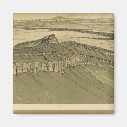 Uitzichten van het Marble Canyon Platform Magneet (Voorkant)