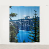 Uitzichten van het meer van de kerker // Ongeloofl Wandkleed (Voorkant)