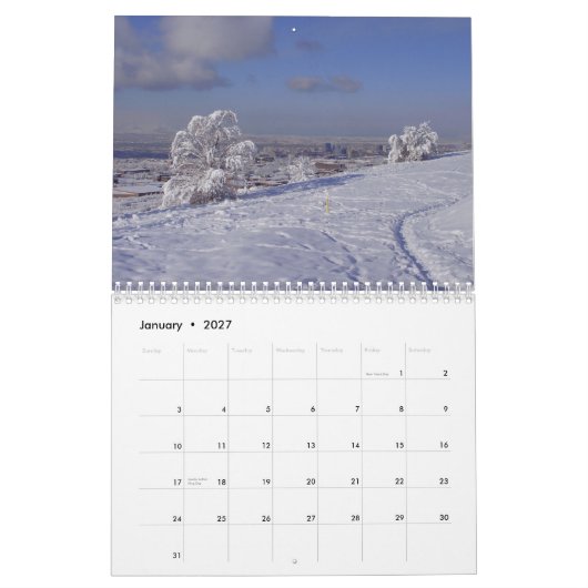 Uitzichten van het Salt Lake City - 2014 Kalender (Jan 2027)