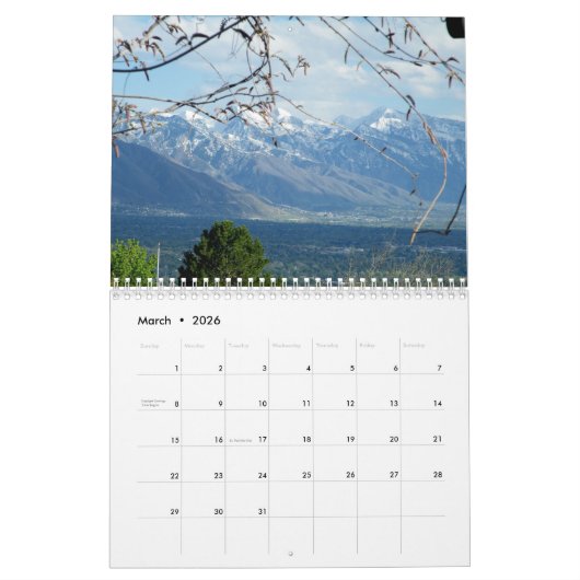 Uitzichten van het Salt Lake City - 2021 Kalender (Mar 2026)