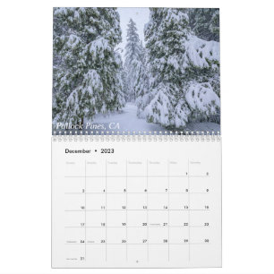 Uitzichten van Italië, Frankrijk en Californië Kalender