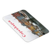 Uitzichten van Kopenhagen. Nyhavn BLZ. 4. Magneet (Rechterzijde)