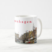 Uitzichten van Kopenhagen. Nyhavn. P. 1 Koffiemok (Voorkant rechts)