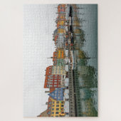 Uitzichten van Kopenhagen. Nyhavn. P. 3. Legpuzzel (Verticaal)