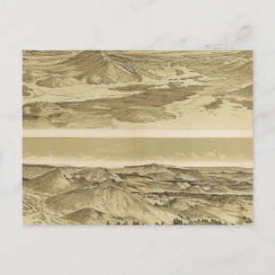 Uitzichten van Mount Trumbull en Mount Emma Briefkaart