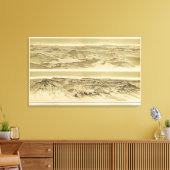 Uitzichten van Mount Trumbull en Mount Emma Canvas Afdruk (Insitu (Woonkamer))