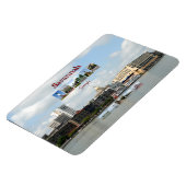 Uitzichten van Savannah, Georgia Magneet (Linkerzijde)