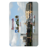 Uitzichten van Savannah, Georgia Magneet (Verticaal)