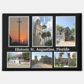 Uitzichten van St. Augustine Florida Magnet (Voorkant)