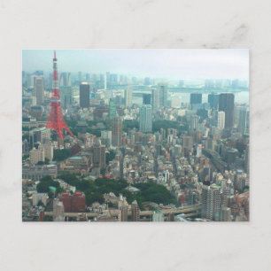 Uitzichten van Tokyo Briefkaart