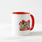 Uitzichten van Trinidad Graffiti City Mok (Voorkant rechts)