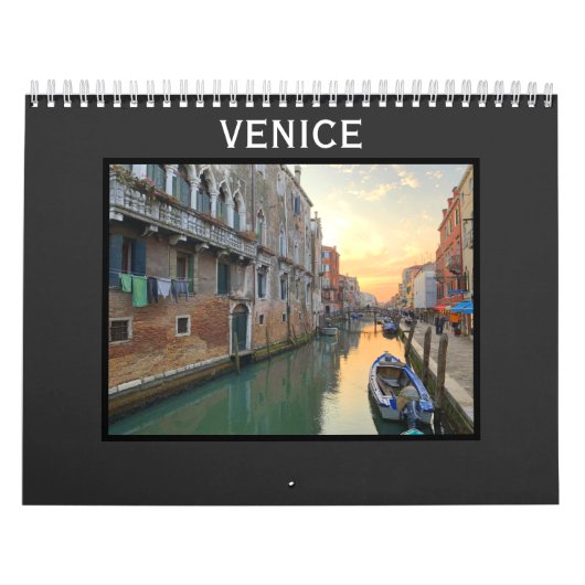 Uitzichten van Venetië en panorama Kalender (Hoes)
