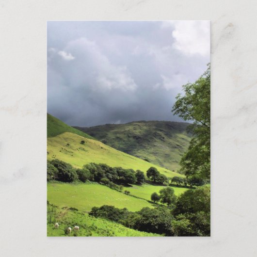 UITZICHTEN VAN WALES BRIEFKAART (Voorkant)