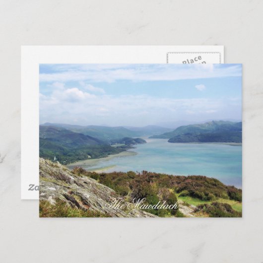 UITZICHTEN VAN WALES BRIEFKAART (Voorkant / Achterkant)