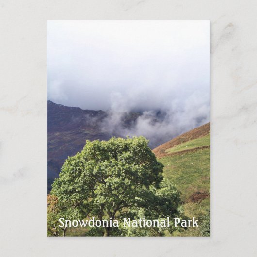 UITZICHTEN VAN WALES BRIEFKAART (Voorkant)