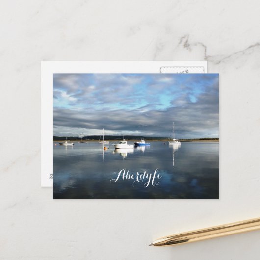 UITZICHTEN VAN WALES BRIEFKAART (Voorkant / Achterkant in situ)